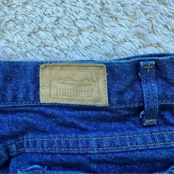 Vintage L.L Bean Double L Womens Straight Jeans Blue size 12 - Picture 9 of 11